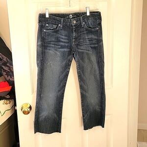 7 for all man kind size 27 cropped kickflare